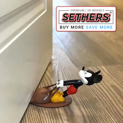Mickey, Donald and Woody Door Stoppers | Set of 3 | 3D Printing Models