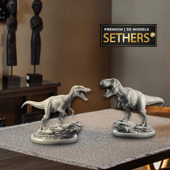 Baryonyx Dinosaur Sculpture Diorama | 3D Printing Models