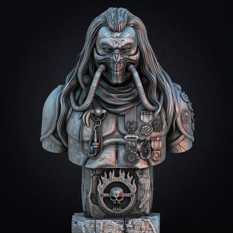 Immortan Joe bust - Mad Max | 3D Printer Model Files