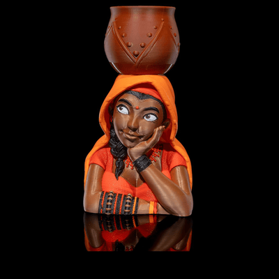 Indian Jug Planter Vase | 3D Printer Model Files