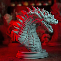 Inferno Dragon Bust | 3D Printer Model Files