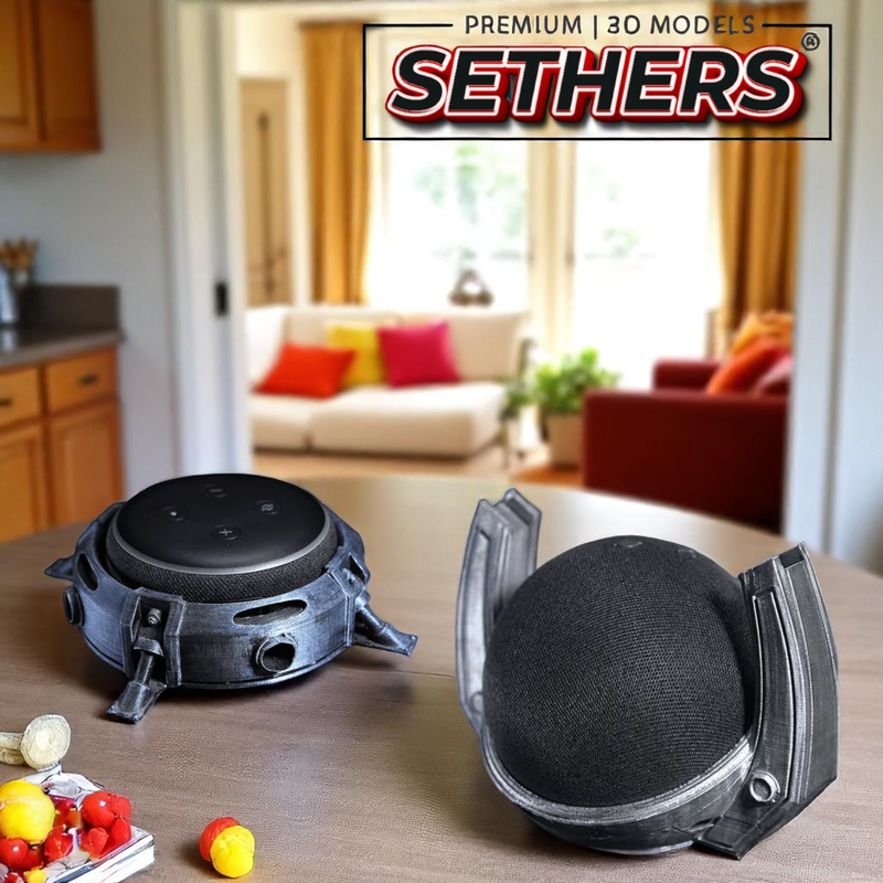 Infinity Alexa Holder | Best 3D Printing STL Model Premium Files at Sethers