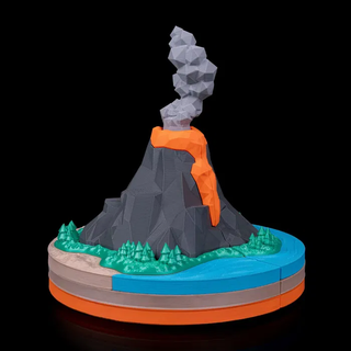 Inside a Volcano | 3D Printer Model File