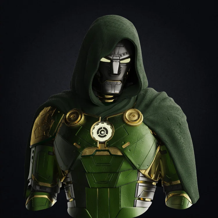 Iron Dr Doom Bust | 3D Printer Model Files