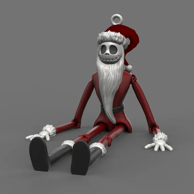 Jack Skellington Articulated Statue | 3D Printer Model Files