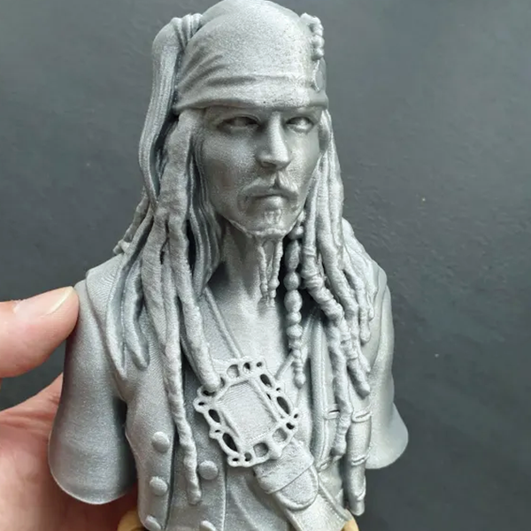 Jack Sparrow Bust 3D Printer Model Files