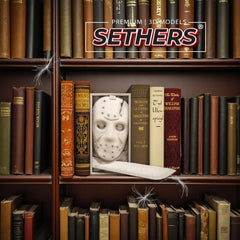 Jason Voorhees Book Nook | 3D Printer Model Files Friday the 13th