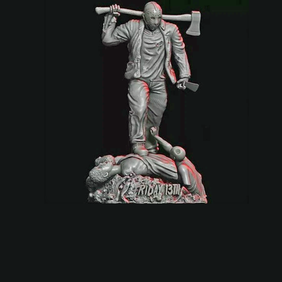 Jason Voorhees Friday the 13th Statue | 3D Printer Model Files