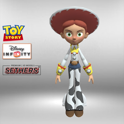 Jessie | Disney Infinity | 3D Printer Model Files