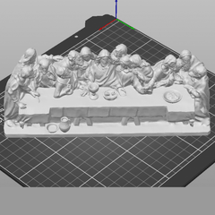 Jesus The Last Supper Statue | 3D Printer Model Files