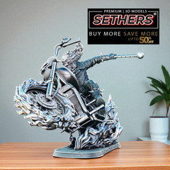Johnny Blaze Ghost Rider Statue | 3D Printer Model Files
Marvel Comics | Stan Lee