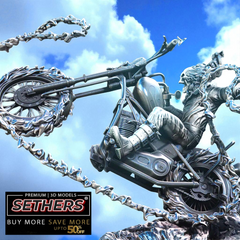 Johnny Blaze Ghost Rider Statue | 3D Printer Model Files
Marvel Comics | Stan Lee