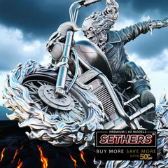 Johnny Blaze Ghost Rider Statue | 3D Printer Model Files
Marvel Comics | Stan Lee