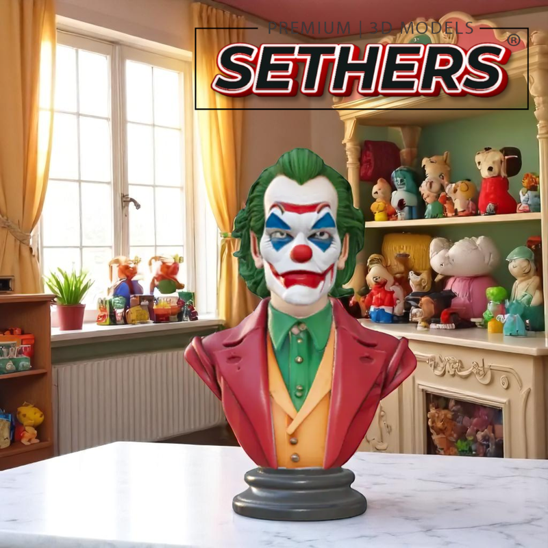 Joker Bust | Batman Dark Knight | Best 3D Printing STL Model Files