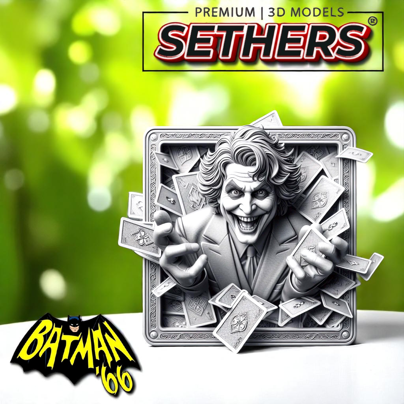 Joker Card Toss | 3D Photo Filament Painting | 3D Printing Models