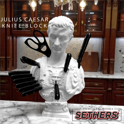 Julius Caesar Knife Block | Best 3D Printing STL Models at Sethers