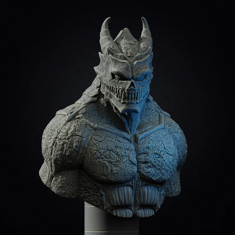 Kaiju 8 bust | 3D Printer Model Files
