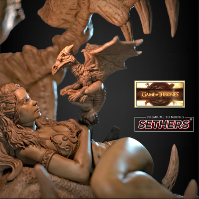 Khaleesi Daenerys Targaryen | Game of Thrones | 3D Printer Model Files