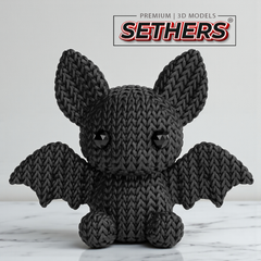 Knitted Bat | Best 3D Printing Models at Sethers