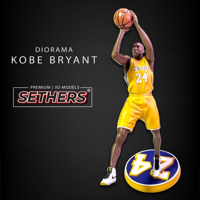 Kobe Bryant NBA Statue | Los Angeles Lakers | 3D Printer Model Files