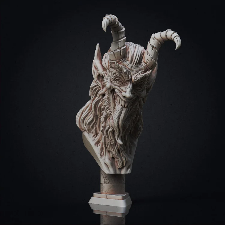 Krampus Bust | 3D Printer Model Files