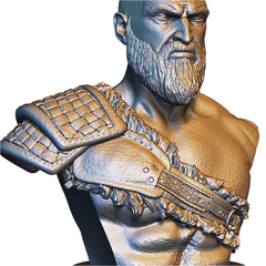 Kratos God of War Bust | 3D Printer Model Files