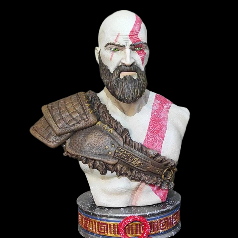 Kratos God of War Bust | 3D Printer Model Files