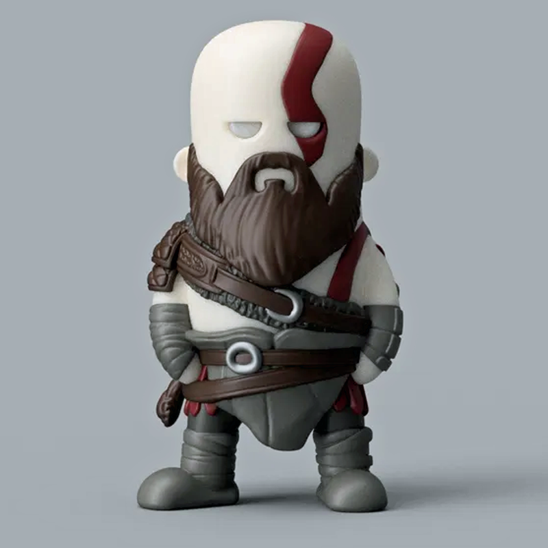 Kratos Mini Figure God of War | 3D Printer Model Files