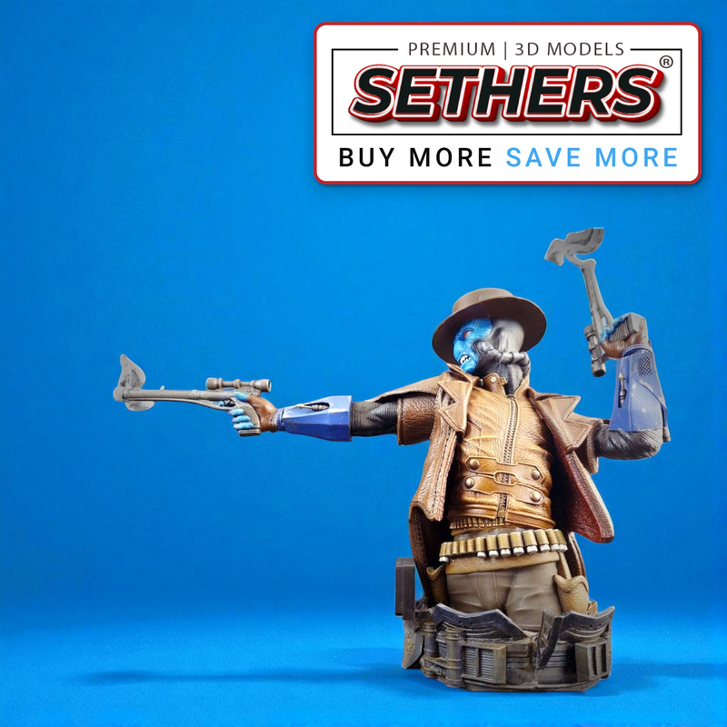 Cad Bane Shooter | Star Wars | 3D Printing STL Model Files