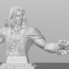 Lestat Bust | Vampire Chronicles Anne Rice | 3D Printer Model Files