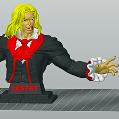 Lestat Bust | Vampire Chronicles Anne Rice | 3D Printer Model Files