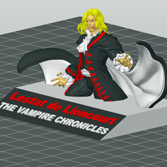 Lestat Diorama | Vampire Chronicles Anne Rice | 3D Printer Model Files