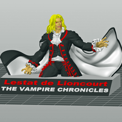 Lestat Diorama | Vampire Chronicles Anne Rice | 3D Printer Model Files