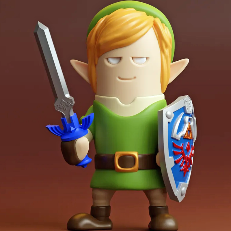 Link Mini Figure Legend's of Zelda | 3D Printer Model Files
