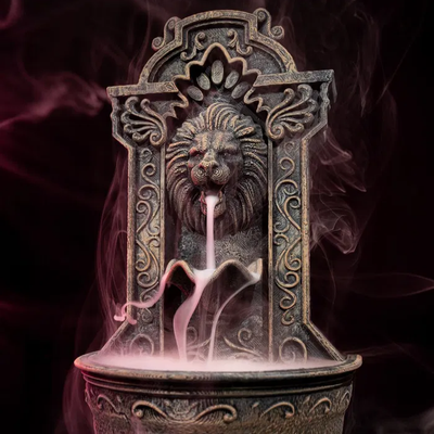Lion Fountain | Back-flow Burner| 3D Printer Model Files