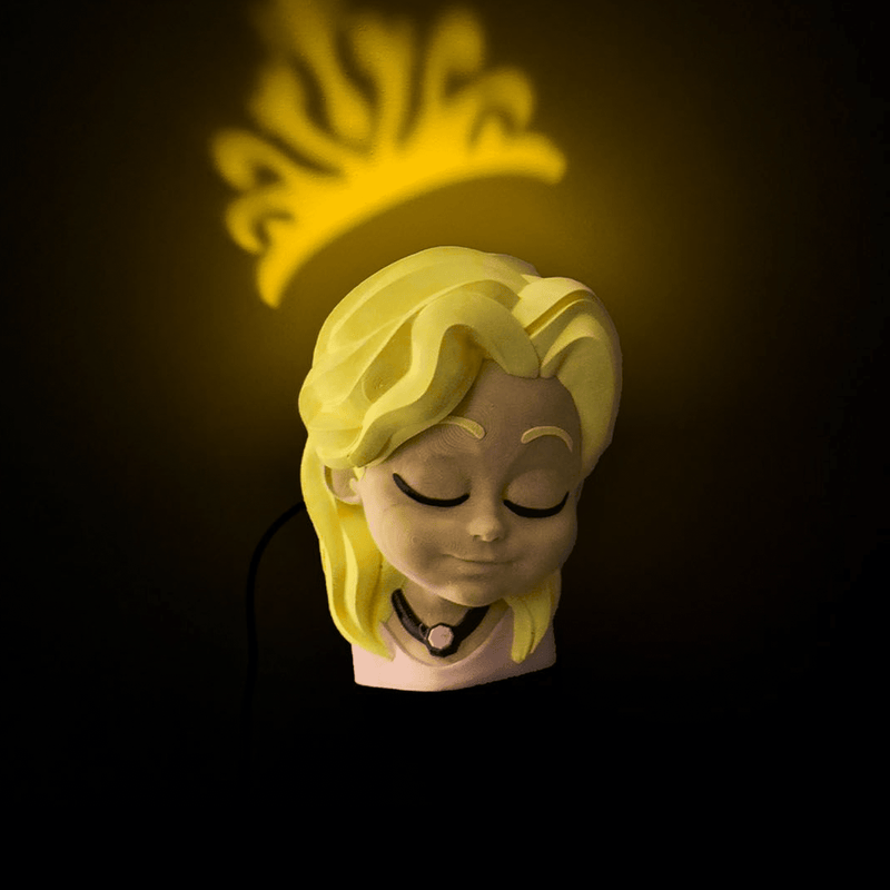 Little Princess Wall Night Light | 3D Printer Model Files