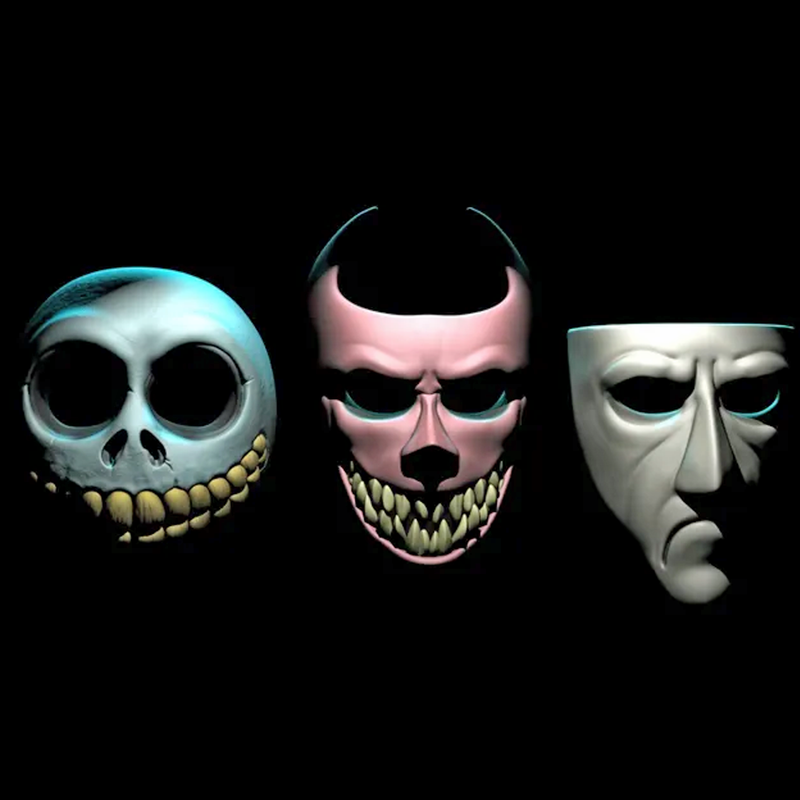 Lock Stock Barrel Mask Set | 3D Printer Model Files