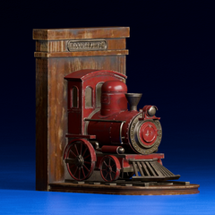 Locomotive Train Bookend | 3D Printer Model Files