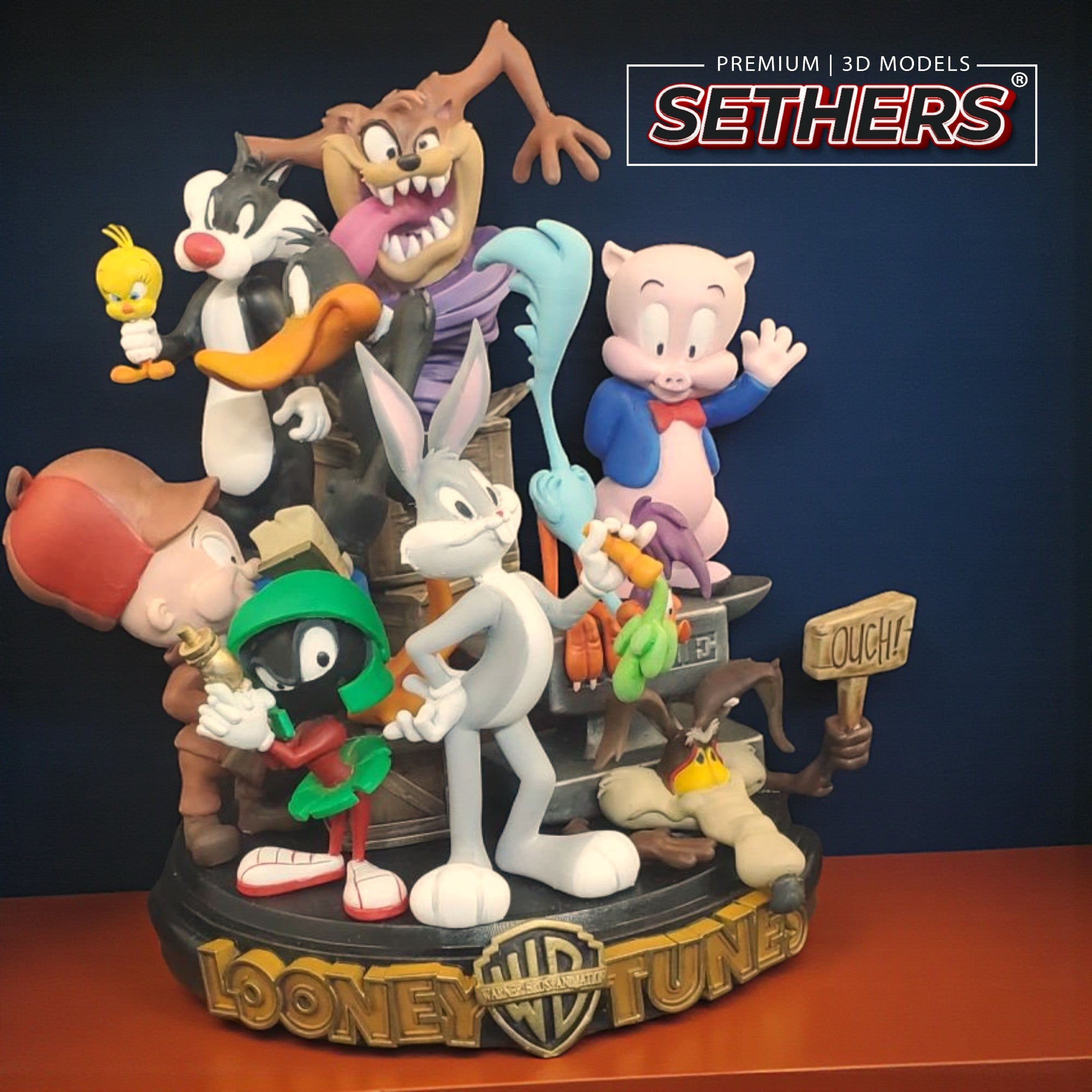 Looney Tunes Diorama Sculpture | Best 3D Printing Models