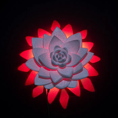 Lotus Flower | Wall Night Light | 3D Printer Model Files