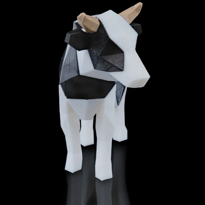 Low Poly Cow | 3D Printer Model Files