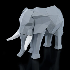 Low Poly Elephant | 3D Printer Model Files