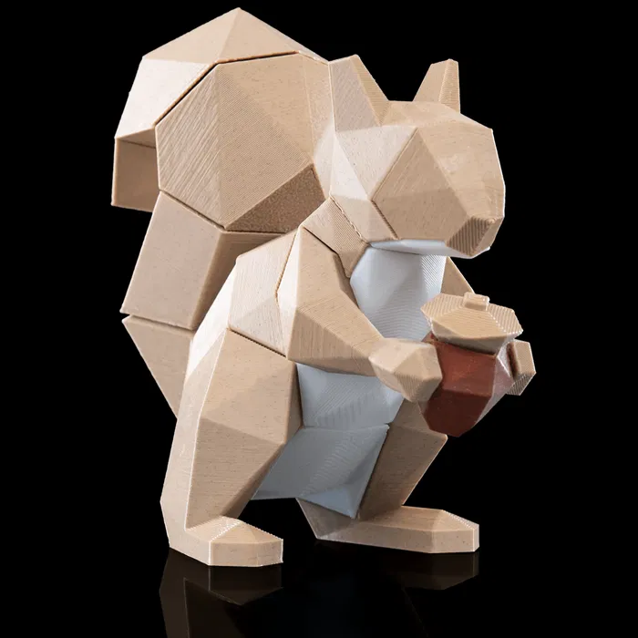 Low Poly Squirrel | 3D Printer Model Files