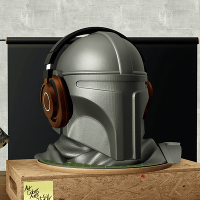 Mandalorian Headphone Stand | 3D Printer Model Files