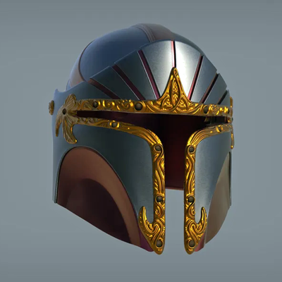 Mandalorian Knight Helmet | 3D Printer Model Files