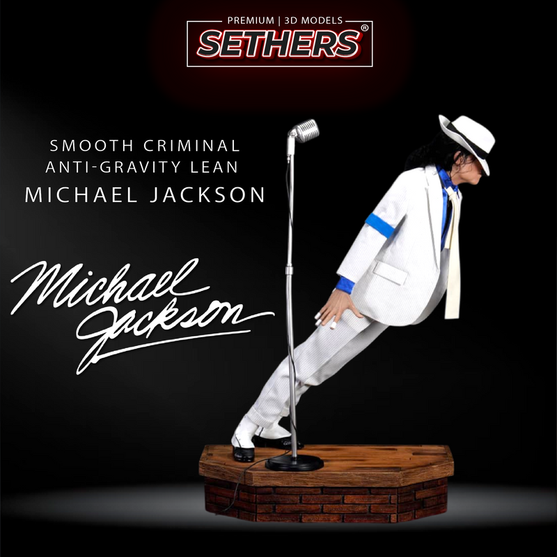 Michael Jackson | Anti-Gravity Lean | 3D Printer Model Files