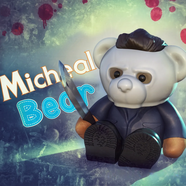 Micheal Myers Teddy Bear | 3D Printer Model Files