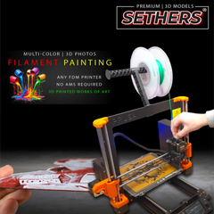 HueForge Software v8.1 | 3D Filament Painting | Convert Photos Images to 3D Prints computer software. Lowest Price HueForge Software for MAC and Windows.