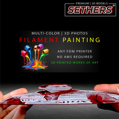 HueForge Software v8.1 | 3D Filament Painting | Convert Photos Images to 3D Prints computer software. Lowest Price HueForge Software for MAC and Windows.