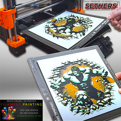 HueForge Software v8.1 | 3D Filament Painting | Convert Photos Images to 3D Prints computer software. Lowest Price HueForge Software for MAC and Windows.